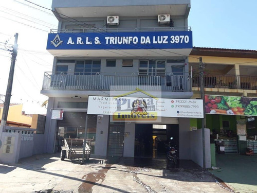 Imagem 1 de 6 de Salão Comercial Para Locação Com 150 M² No Remanso Campineiro, Hortolândia/sp - Sl0936