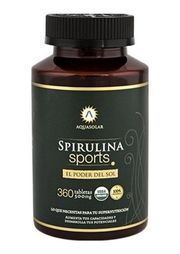 Espirulina Sports 360 Cap Aquasolar - Aldea Nativa