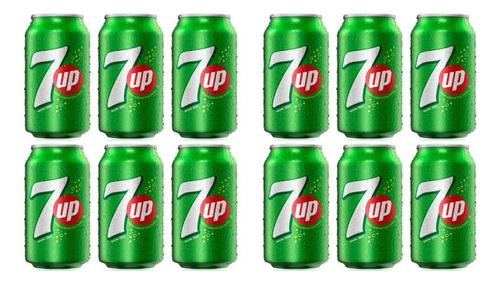 Seven Up Lata 354ml Original Pack X12 Gaseosa Zetta Bebidas