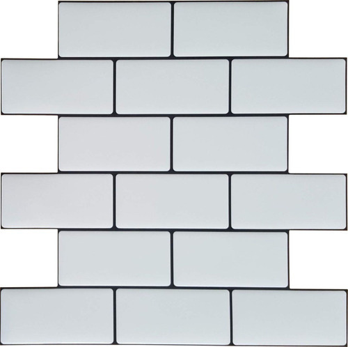 Imagen 1 de 4 de Azulejo Vinilo Autoadhesivo Ceramico 25x25cm 1 Unidad 16531