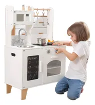 Comprar Cocina De Juguete Cocinita Para Niños De Madera Luz Y Sonido