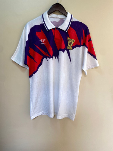 Jersey Escocia 1992 Umbro Seleccion Uk Scotland