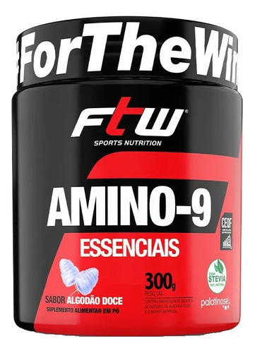 Essential Amino-9 300 G, Ftw, Bcaa + 6 Aminoácidos 