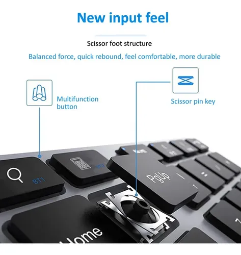 Teclado recargable usb hotsell