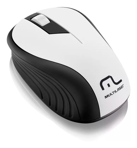 Mouse S/ Fio 1200dpi Usb Nano 2.4ghz Multilaser Mo216 Branco