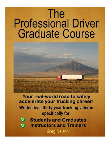 Libro: El Curso De Posgrado Para Conductores Profesionales