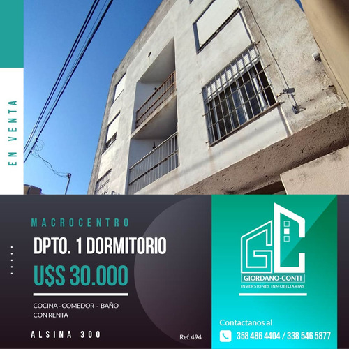 Departamento De 1 Dorm En Venta