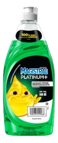 Detergente Magistral Platinum Ultra Limon 500 Ml (7373)