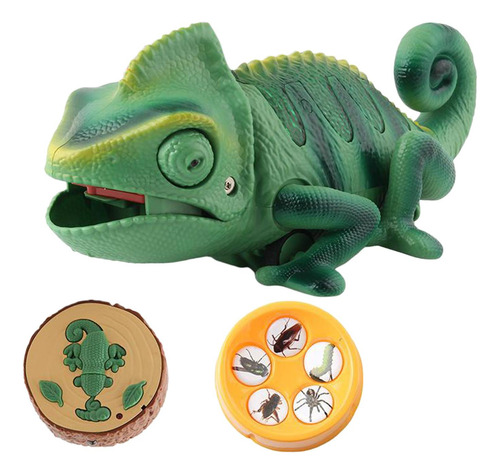 Rc Chameleon Turn Rc Animal Toys Retreat Light Up Preying