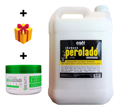Shampoo De Galão Mandioca 5 L - Perfeito Para Salão+ Brinde