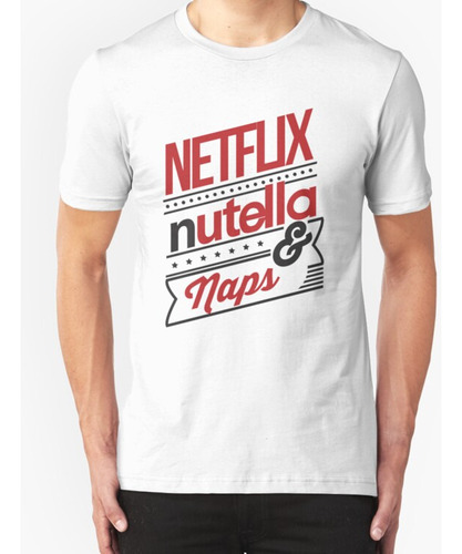 Franela  Netflix Nutella Y Naps
