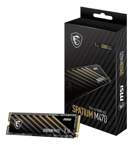 Msi Spatium M470 Pcie 4.0 Nvme M.2 1tb - Disco Duro Ssd