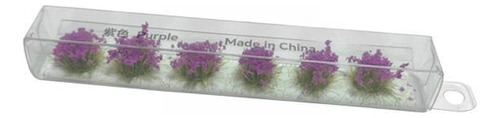 6 Racimo De Flores En Miniatura Para La Decoración Violeta