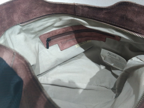 Cartera Prune Cuero Nobuk.