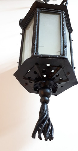 Antiguo Farol De Hierro Martele 1 Luz (Usado)