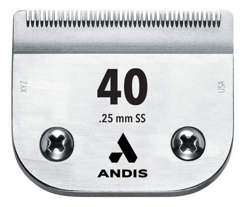 Andis Ultraedge - Cuchilla Desmontable Número 40 (.25mm)