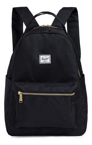 Mochila De Herschel Nova, Negro, Volumen A Mediados De 18.0l