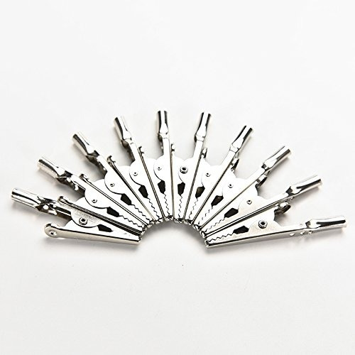 50 Pcs Inoxidable Prueba Del Cocodrilo Crocodile Lead Cable 