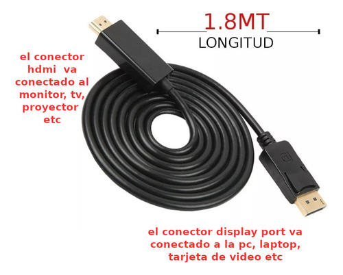 2 En 1: Cable Adaptador Display Hdmi2 En 1: Cable Adaptador