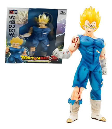 Figura Majin Vegeta Dragon Ball Z 30cm Coleccion Daño