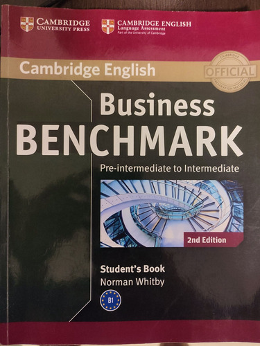 Libro Business Benchmark Pre-intermediate To Intermediate