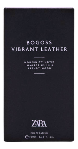 Perfume Zara. Bogoss Vibrant Leather. 100ml. Edp. Para Hombr