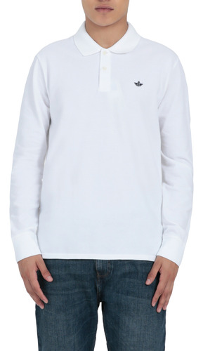 Polera Hombre Polo Slim Fit Blanca Dockers A3147-0003