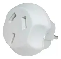 Comprar Adaptador Enchufe 3 Patas A 2 Patas Cilindricas
