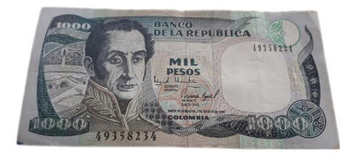 Colombia Billete 1000 Pesos 1995