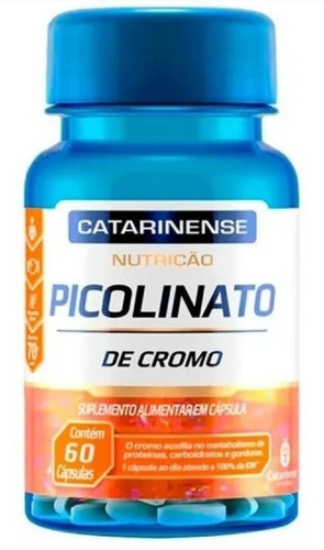 Picolinato De Cromo 60 Cápsulas Catarinense Pharma Sabor Sem sabor