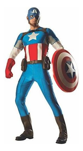 Disfraz De Capitán América Marvel Universe Grand Heritage Co