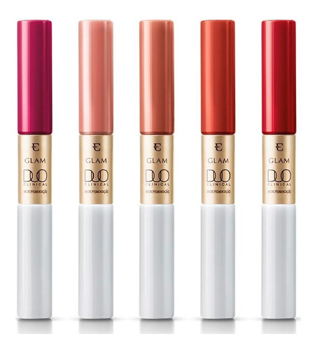 Imagem 1 de 5 de Batom Líquido Glam Duo Clinical Matte Longa Duração