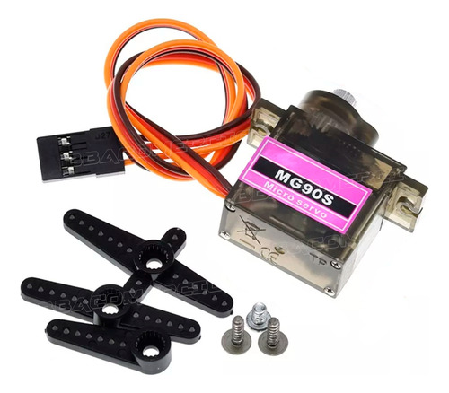 Micro Servo Motor Mg90s Metal Gear Automodelo 2.2kg 180º