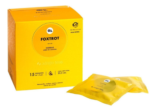 Adagio Teas Caja 15 Teabags Foxtrot