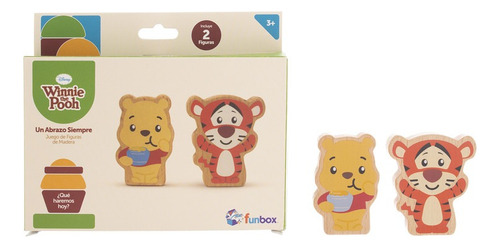 Juguete 2 Pack Figuras De Madera Disney Pooh & Tiger