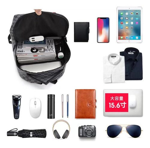 Mochila De Viaje De Negocios Del Hombre Tiburón Gran Capacid