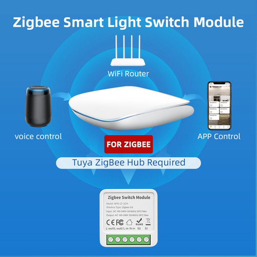 Interruptor De 4 Vías/apagado Graffiti Smart Zigbee Smart 4