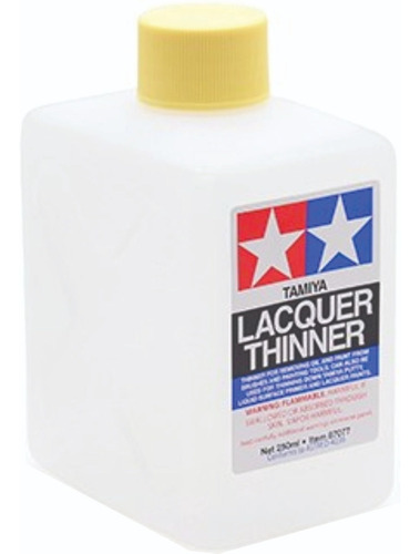 Tamiya Lacquer Liquido Para Pinturas 250ml Hobby Modelismo