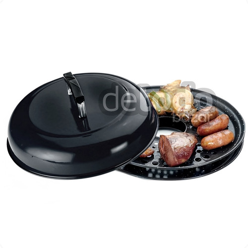 Parrilla Circular Enlozada Grande 37,5 Cms