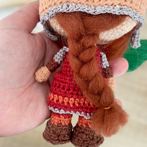 Gimli Amigurumi Boneco Estilo Funko Senhor Dos Anéis