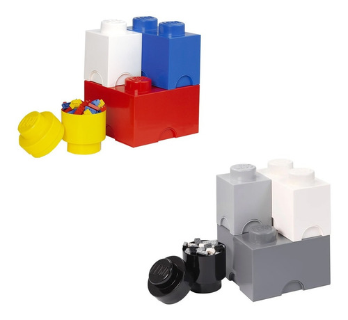 Lego Bloque Apilable Organizador Contenedor Multi Pack X4