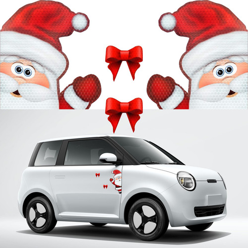 Calcomanías Reflectantes Para Automóvil Navidad Mmg