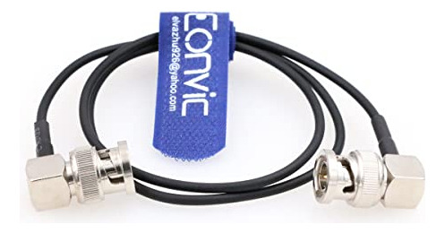 Coaxial Bnc Macho Ángulo Recto Rg174 Cable 75 Ohm (2x 15cm)