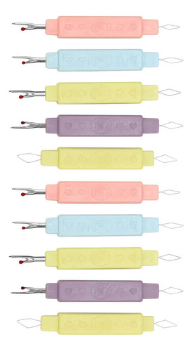 10 Uds. Enhebradores De Agujas Para Acolchar, Costura,