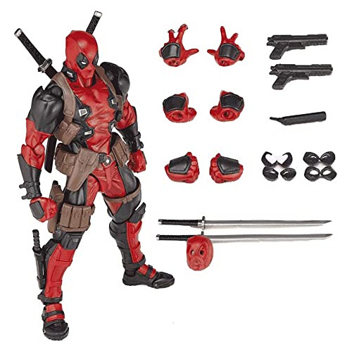 Sonrisasky D-eadpool Figura De Acción, Cara 8jw6r