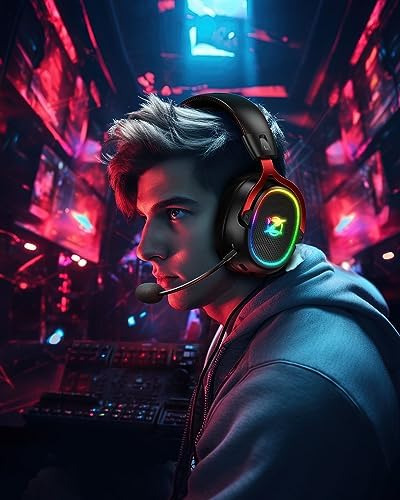 Auriculares Inalámbricos Ozeino Para Juegos Ps5, Ps4, Pc