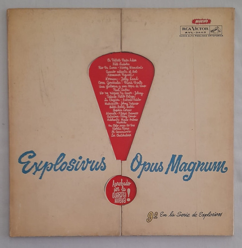 Vg Disco Vinilo Lp Explosivos Opus Magnum N° 9