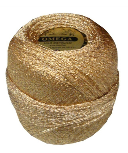 Hilo Crochet Metálico Omega 25gr (20 Piezas)