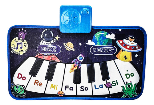 Piano Musical Niños Bebes Astronautas Tapete Niño+ Baterias 