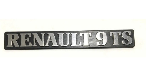 Emblema Leyenda Renault 9 Ts De Baúl